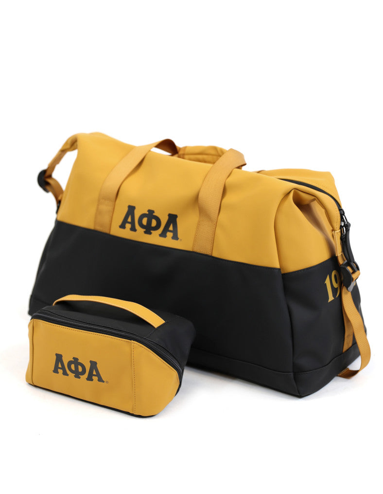 NEW ALPHA DUFFLE AND TOILTERY BAG SET