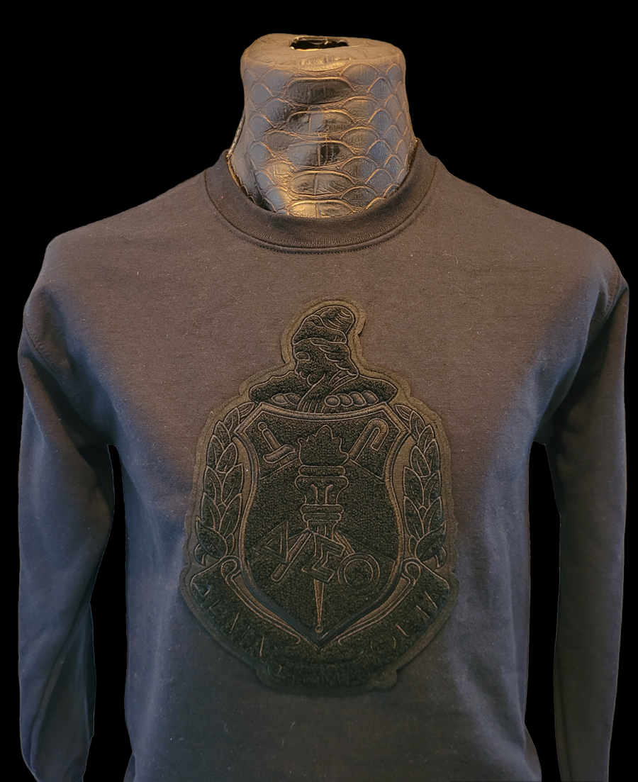 Monochromatic Delta Shield Sweatshirt