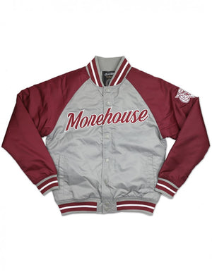 MOREHOUSE Baseball Jacket (Maroon&Grey)