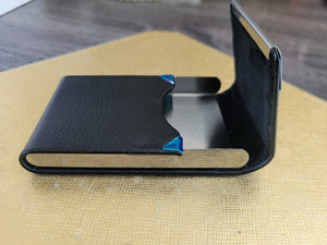 Alpha Leather Embossed Business Card Holder