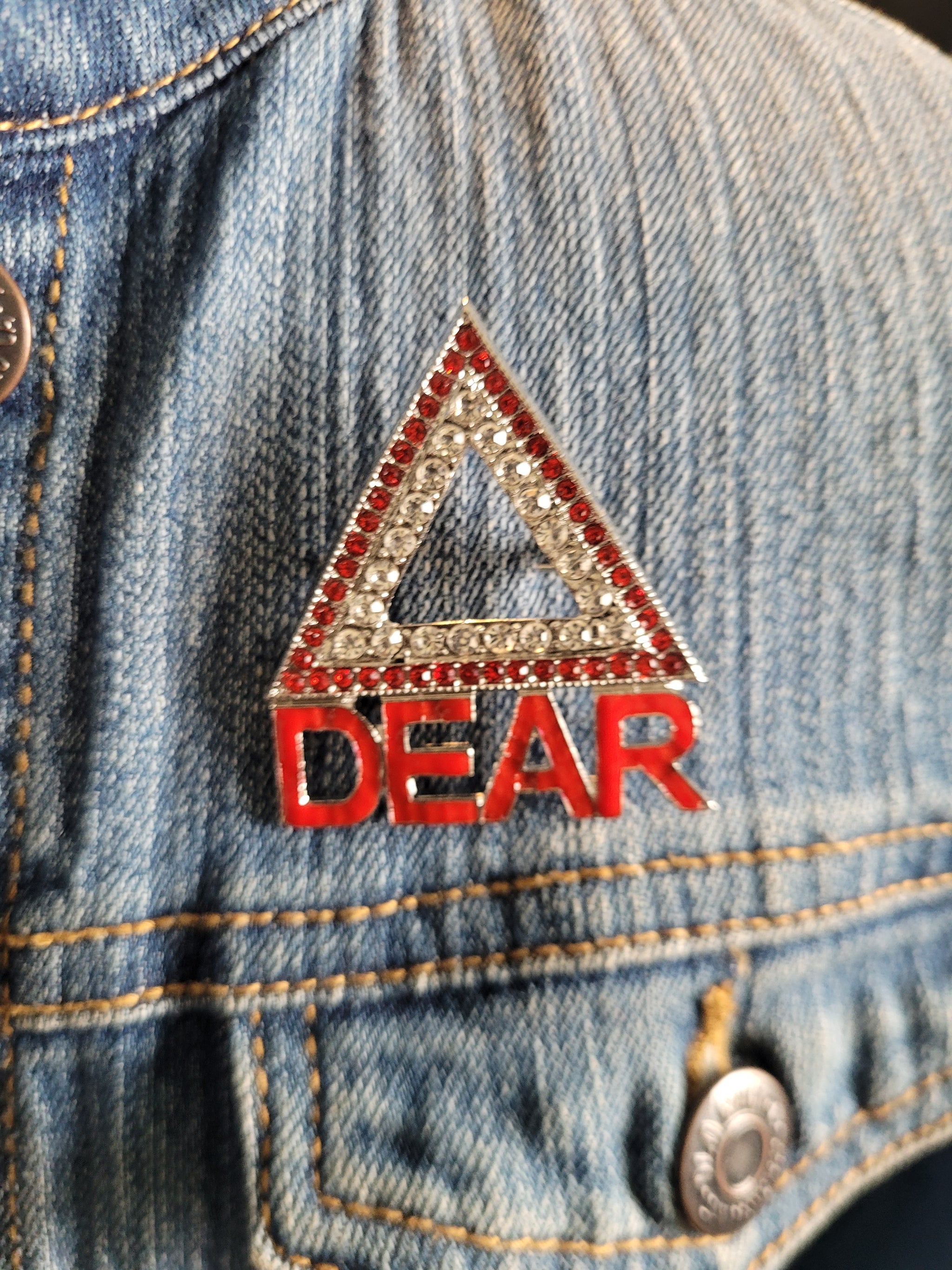 Delta Pin Delta Dear Pins - Greek CertiPHIed Apparel