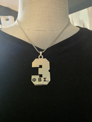 Sigma Line Number Necklaces