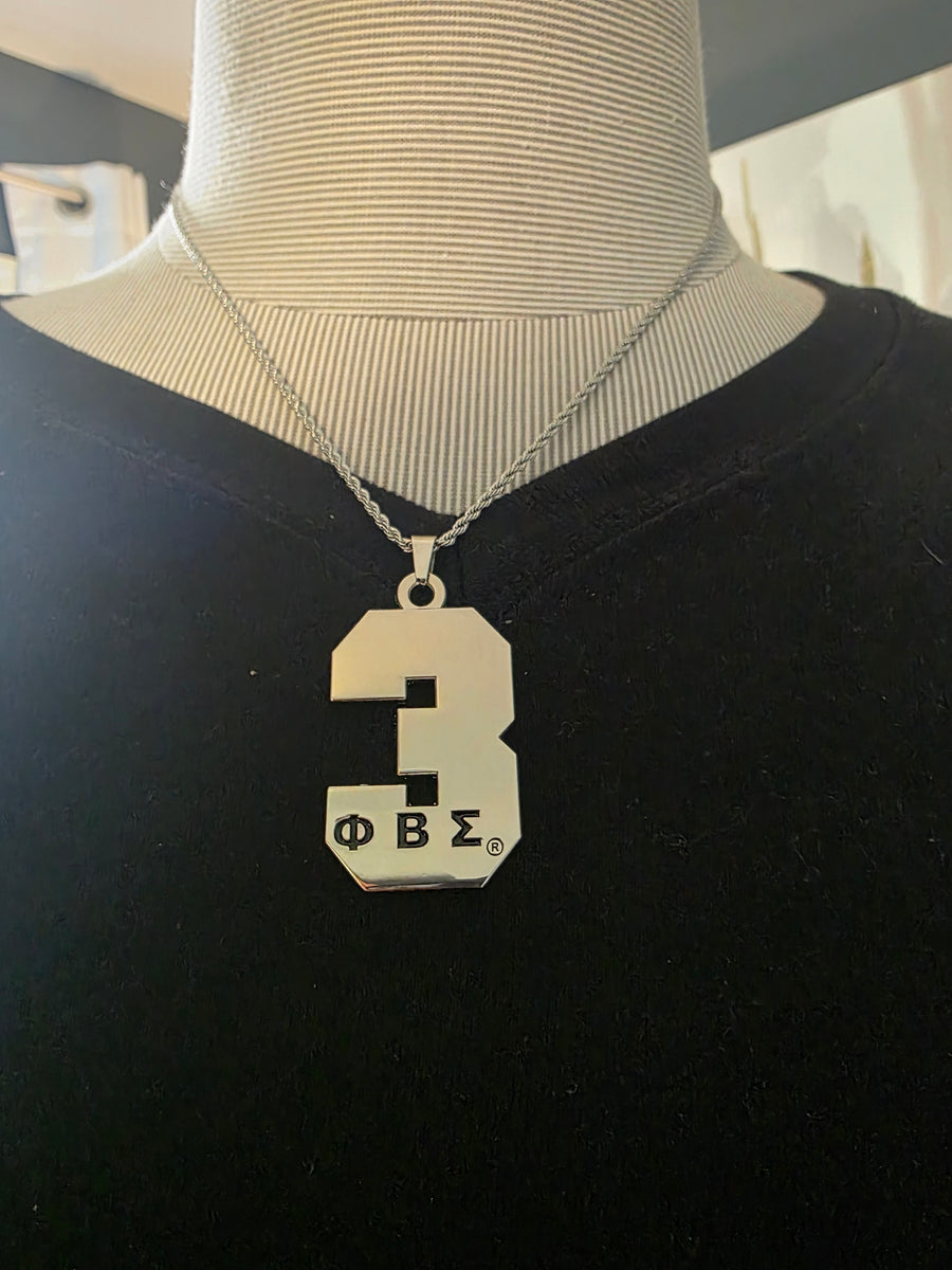 Sigma Line Number Necklaces