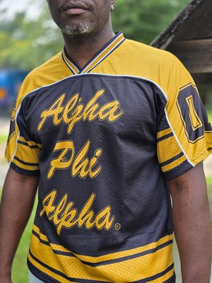 Alpha Cropped Mesh Football Jersey