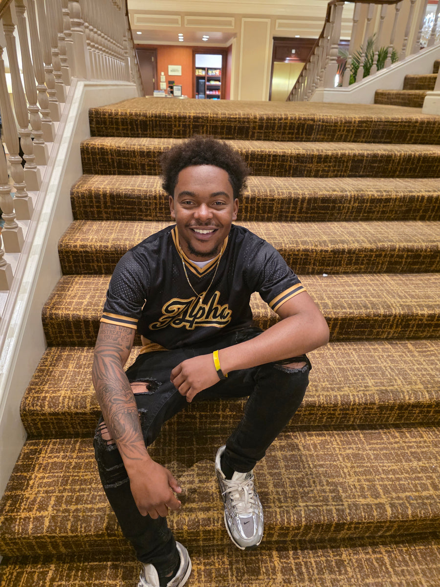 Alpha Ombre Baseball Mesh Jersey