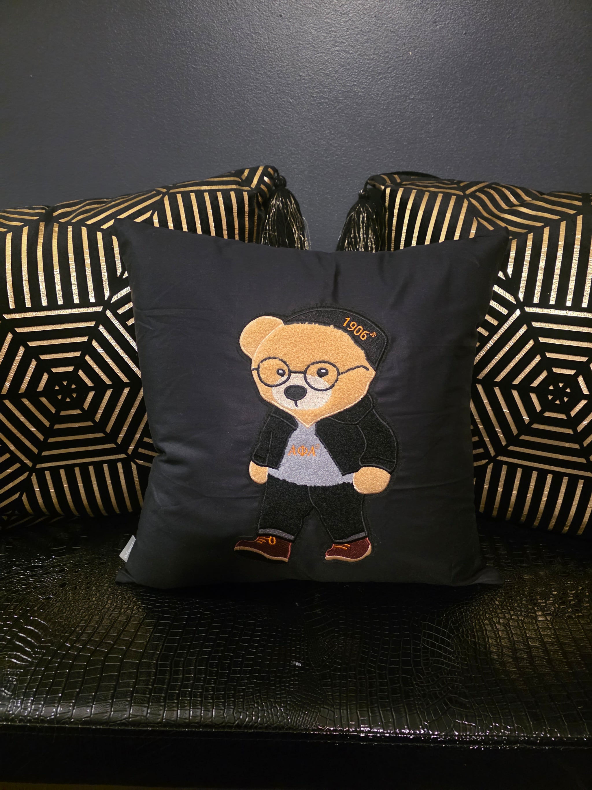 Alpha Bear Pillow