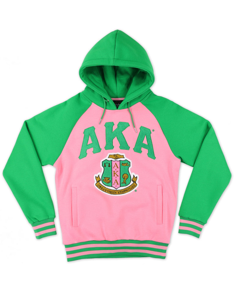 AKA TWO-TONED PULLOVER HOODIE