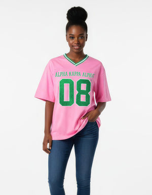 AKA OVERSIZED CHENILLE FOOTBALL JERSEY