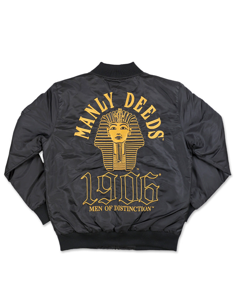 Alpha Manly Deeds Bomber Jacket