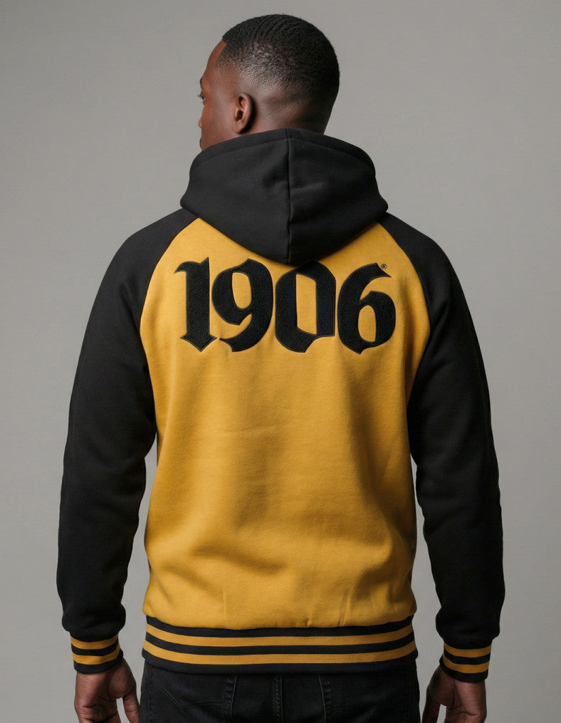 ALPHA TWO-TONED PULLOVER HOODIE