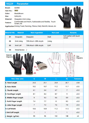 Alpha leather Gloves