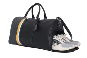 Alpha "LV" Damier Inspired Weekender Bag