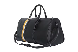 Alpha "LV" Damier Inspired Weekender Bag