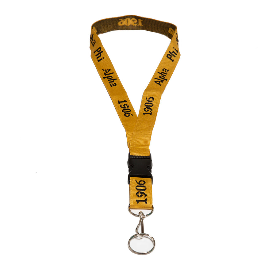 Classic Woven Alpha Lanyard