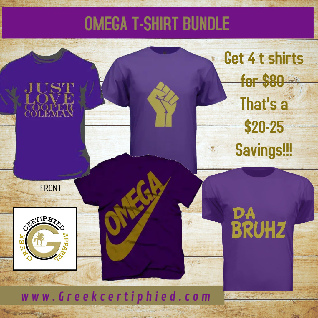 OMEGA 4-T-Shirt Bundle