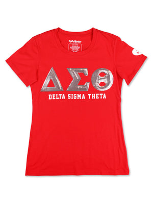 NEW DELTA SEQUIN TEE