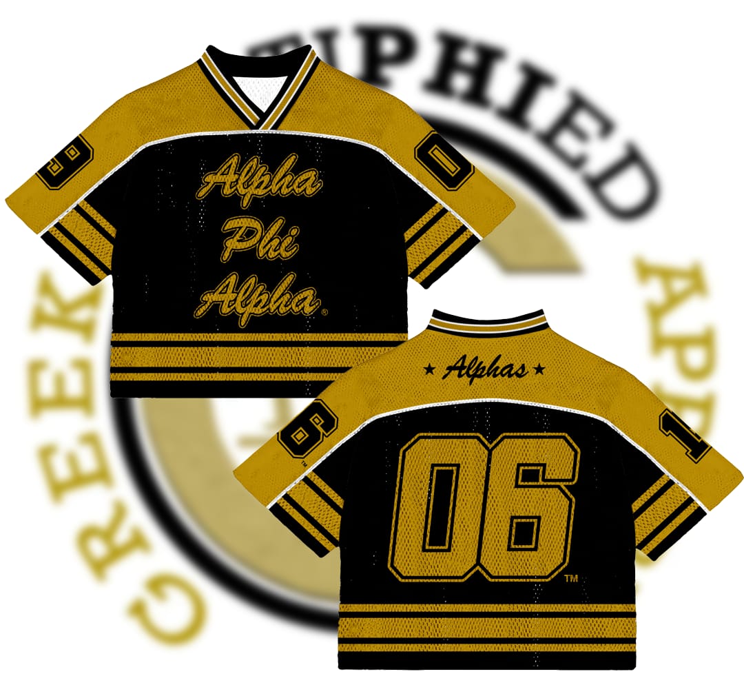 Alpha Cropped Mesh Football Jersey