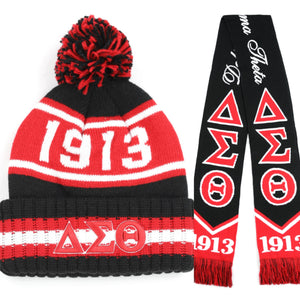 Delta Beanie Hat & Scarfs