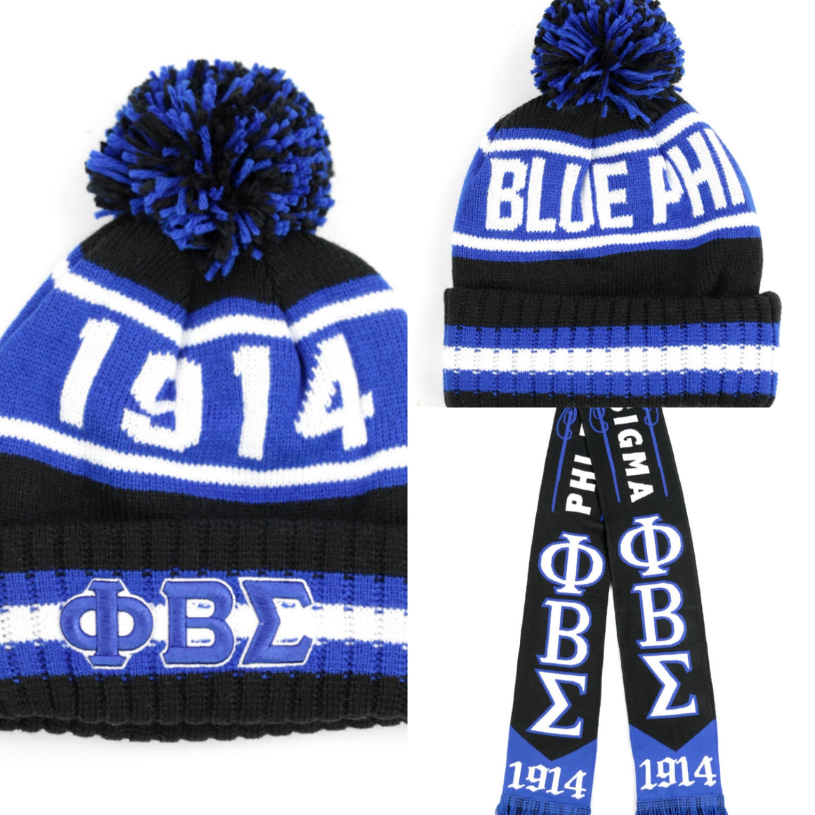 Sigma Beanie Hat & Scarf Sets