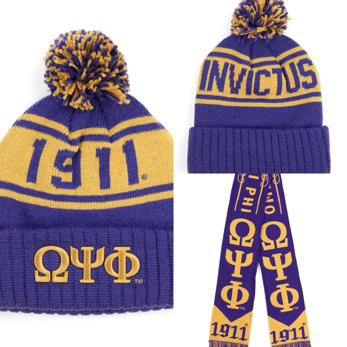 OMEGA Beanie Hat & Scarfs