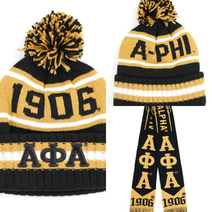 Alpha Beanie Hat & Scarfs