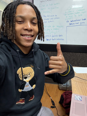 Alpha "RL" Inspired Polo Bear Hoodie
