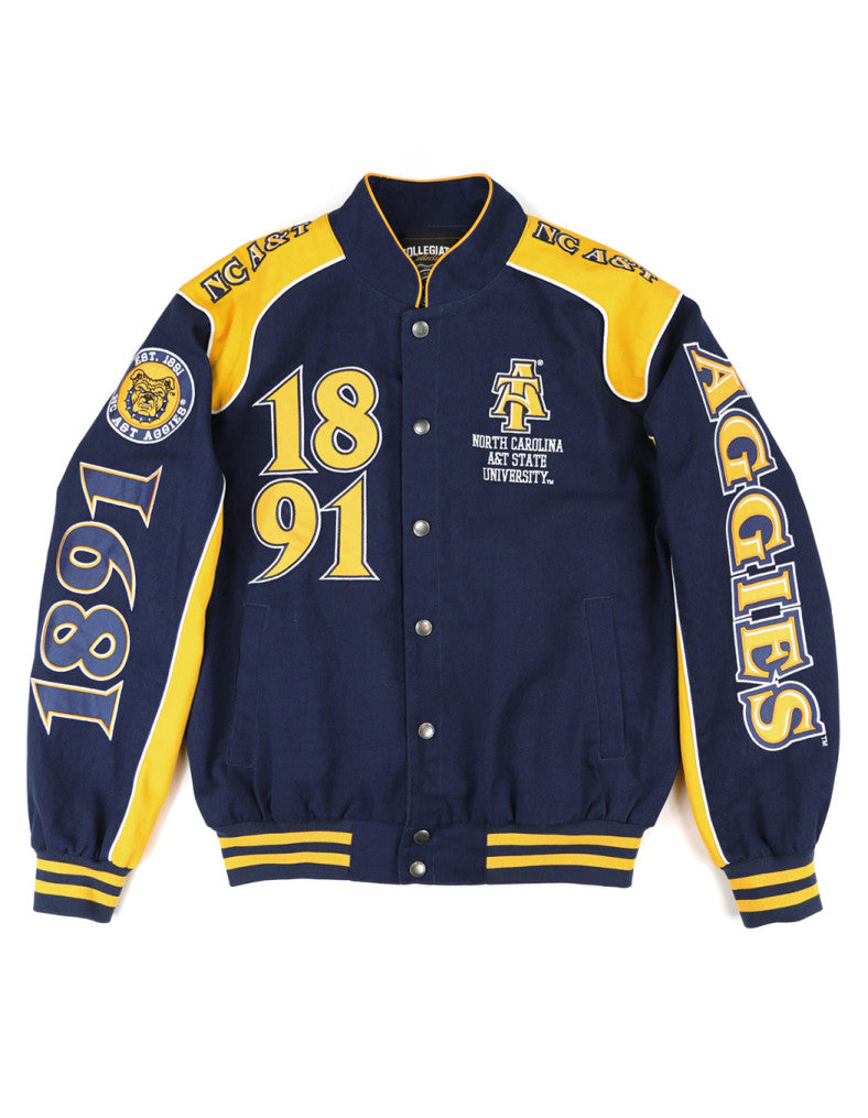 NC A & T FOOTBALL RACING JACKET