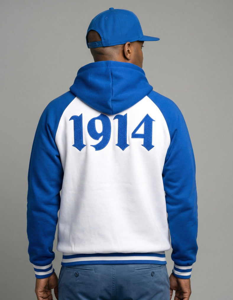 SIGMA TWO-TONED PULLOVER HOODIE