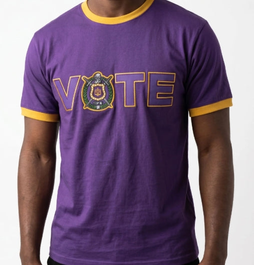 OMEGA RINGER VOTE TEE