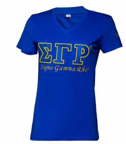 S G Rho 3D Luxury V Neck Tee