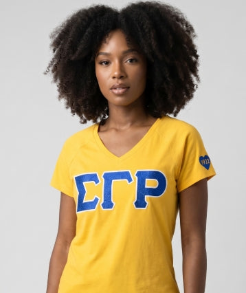 NEW S G RHO V NECK TEE