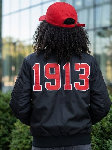 Delta Bomber Jacket with 1913 on back