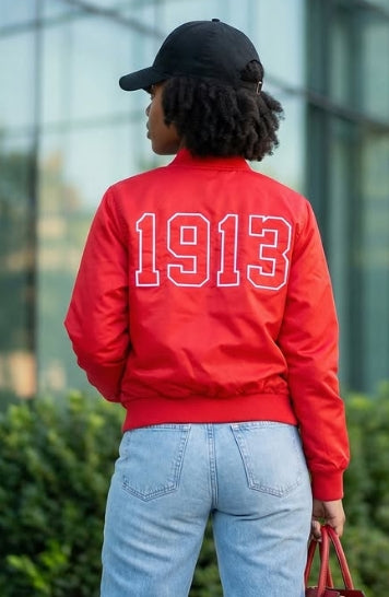 Delta Bomber Jacket with 1913 on back