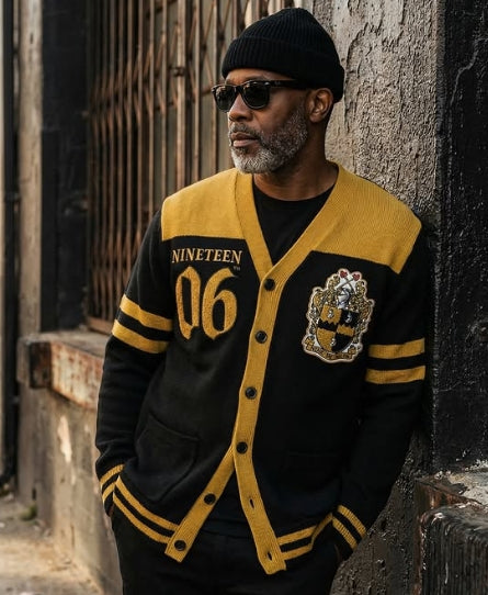 Alpha "Manly Deeds" Button Down Sweater