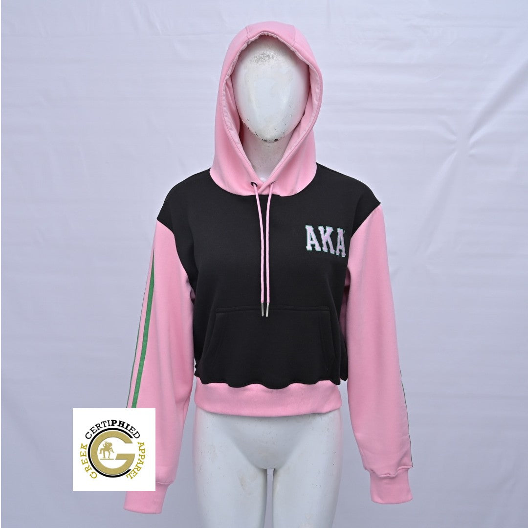 Crop Cotton Fleece Hoodies