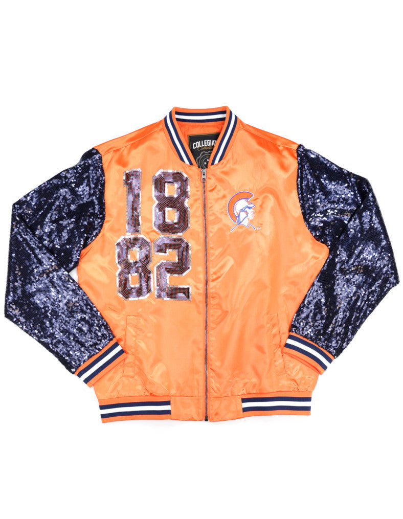 V. State Sequin Satin Jacket