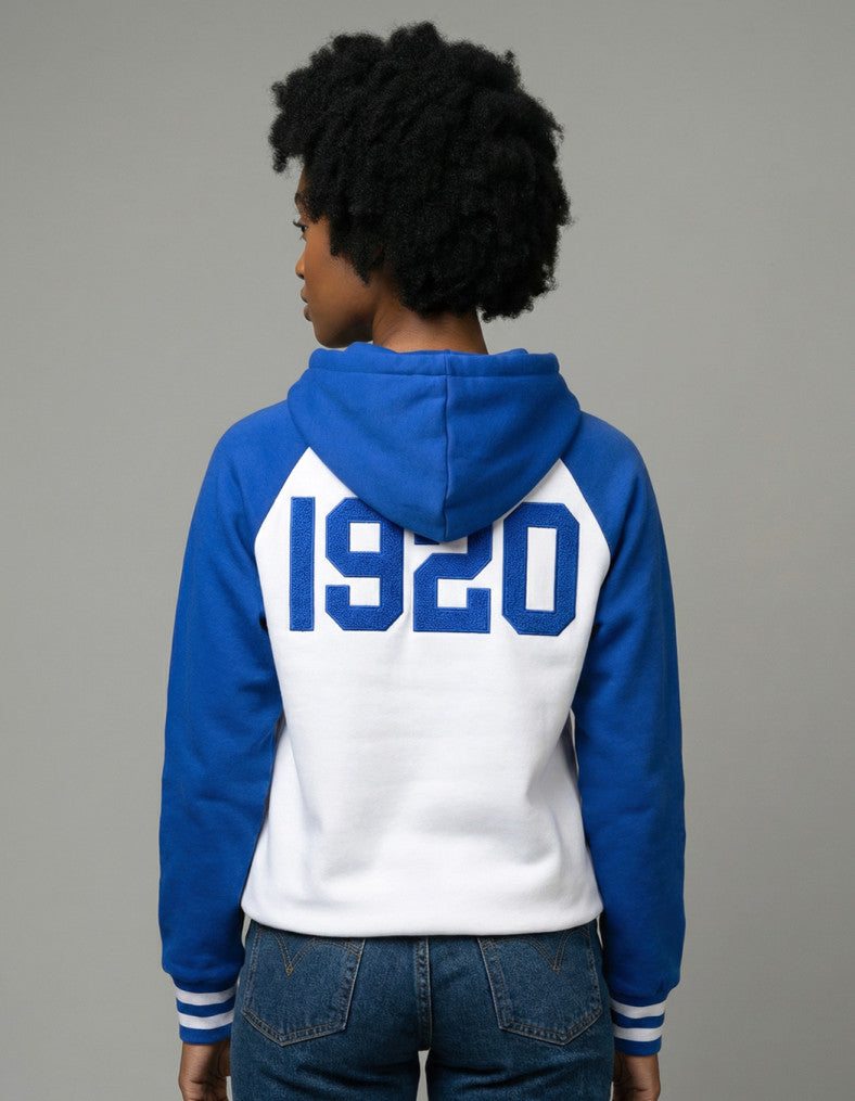 ZETA TWO-TONED PULLOVER HOODIE