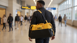 NEW ALPHA DUFFLE AND TOILTERY BAG SET