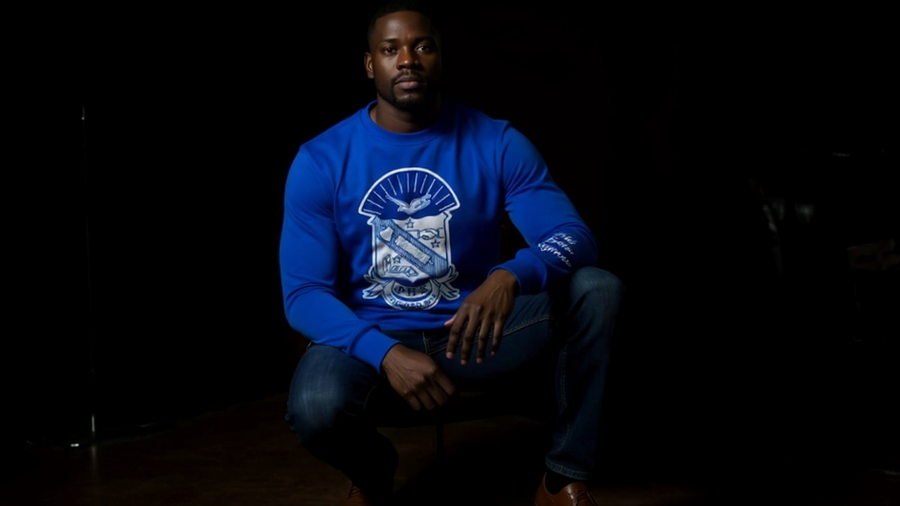 Sigma Sweatshirt with Chenille Crest