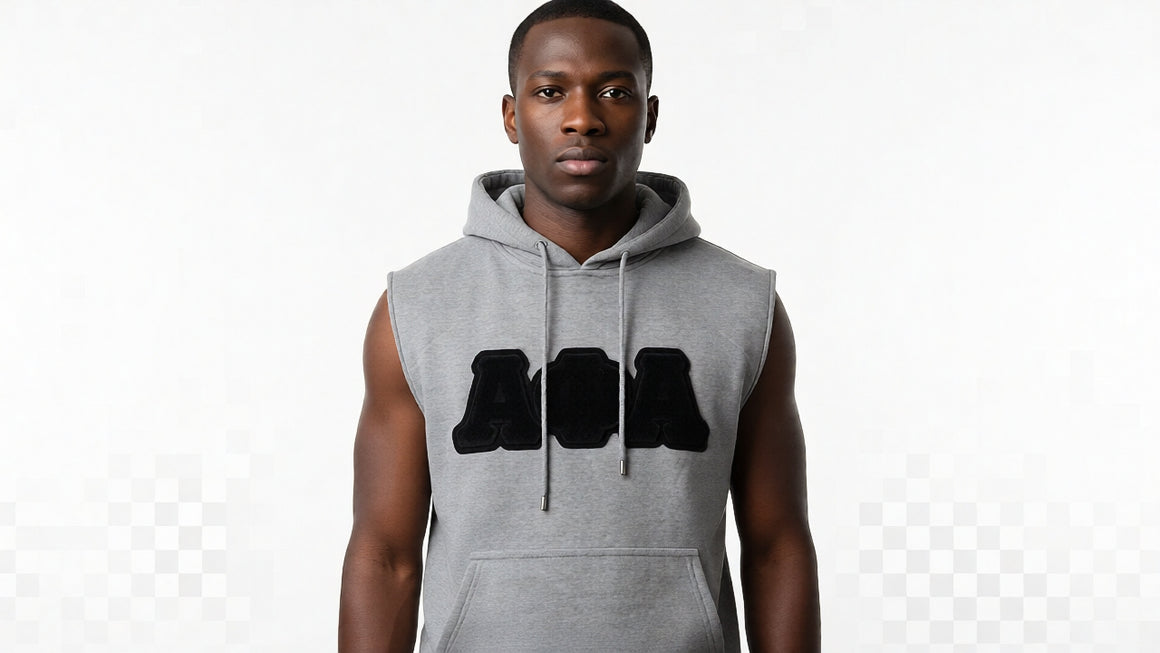 Sleeveless Fleece Alpha Hoodie