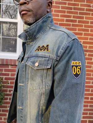 Blue Denim Alpha Jacket