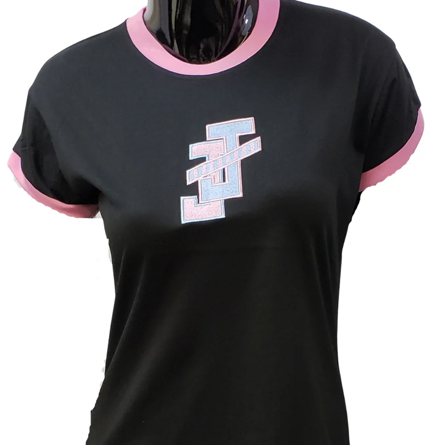 J & J Ladies Ringer Tee