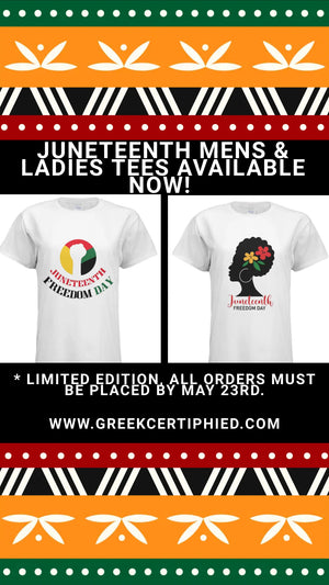 MEN'S & LADIES JUNETEENTH TEES