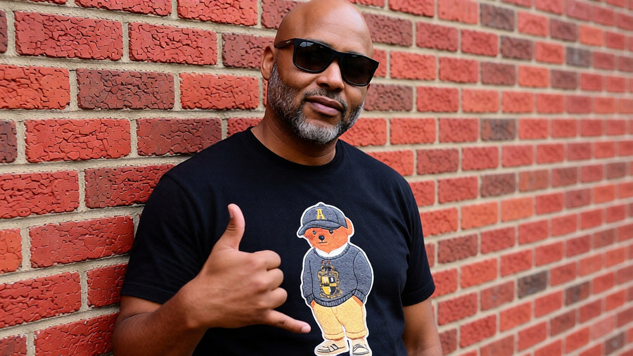 The "Preppy" Alpha Bear Sweatshirt & Tee Shirt