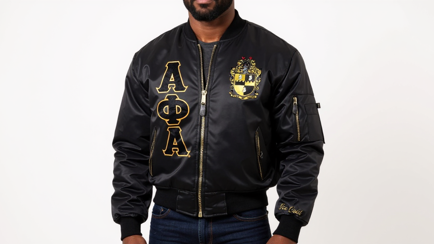 Alpha "Manly Deeds" Bomber Jacket
