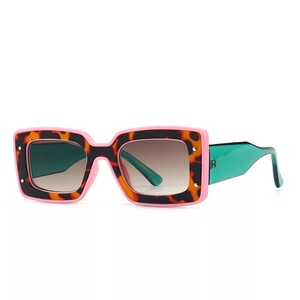 Pink & Green Tortoise Sunglasses
