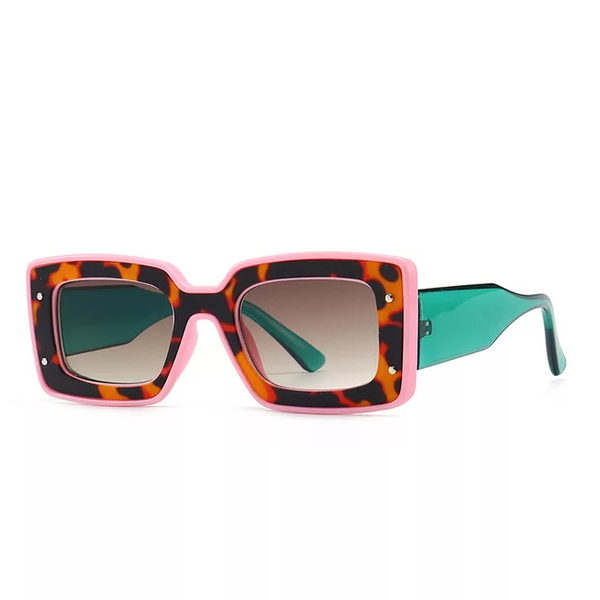 Pink and green glasses sales