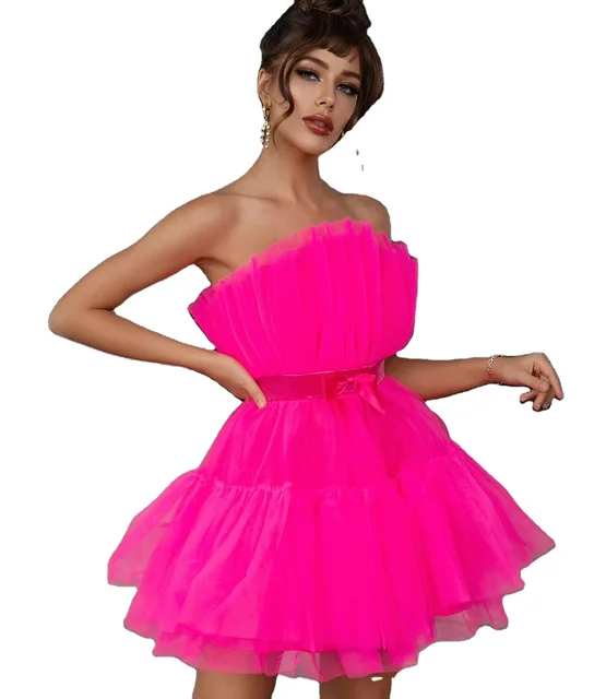 Ruffle Tulle Tutu Dress