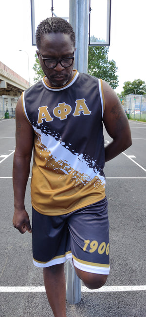 Alpha Basketball Jersey & Shorts