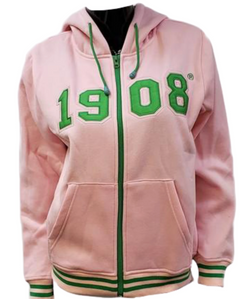 1908 Zipper Hoodie - Greek CertiPHIed Apparel